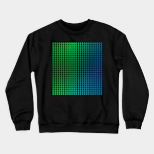 Dots green blue Crewneck Sweatshirt